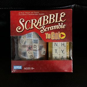 Scrabble Scramble To Go! Travel Crossword Game 2007 Parker Brothers | NEW Read